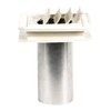 Builders Edge 140137079117 Vent, Bright White
