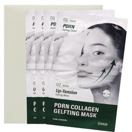 OHUI 오휘 프라임 어드밴서 피디알엔 콜라겐 겔프팅 마스크 4매 O Hui Prime Advancer PRDN Collagen Gel Lifting Mask Set of 4