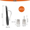 nutmanel Bicycle Chain Whip, 3 Pieces Sprocket Remover Cassette Lock