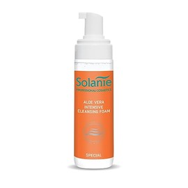 Solanie - Foamy Face Cleanser - 150ml - Gentle Makeup Remover Cleansing, Softening, and Moisturizing Formula, Suitable for Sensitive Skin (Aloe Vera)