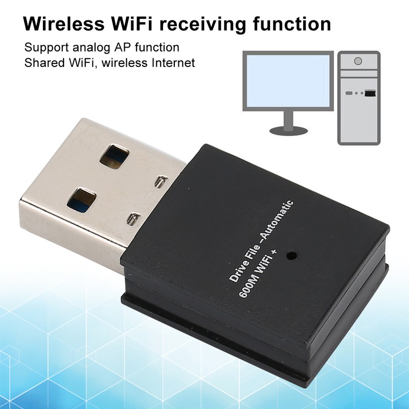 W69 600M Drive Free Wireless Network Card Audio Transmitter Adapter