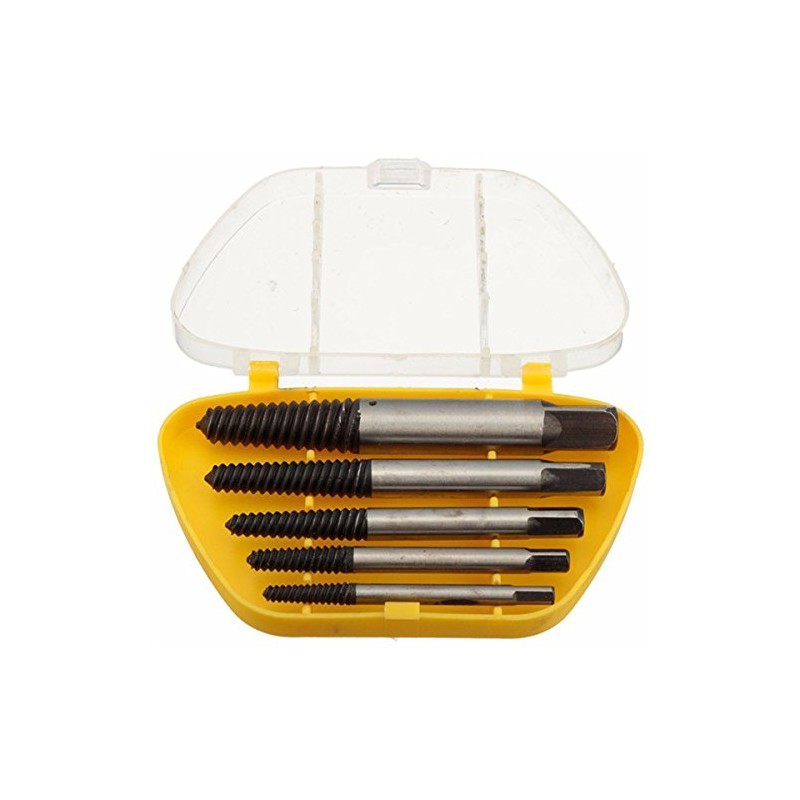 CEFEPH 5 Piece Screw Extractor Set for Damaged Nuts and