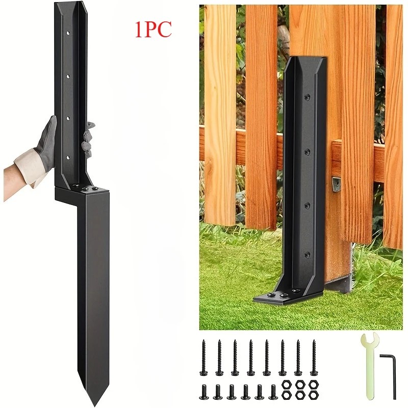 Fence Post Repair Kit for Reinforcing Fence Posts – Heavy-Duty