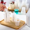 AOZITA 160 Pack 3 oz Clear Plastic Mouthwash Cups -