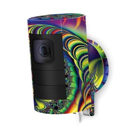 MightySkins Skin Compatible with Ring Stick Up Cam Wired - Acid | Protective, Durable, and Unique Vinyl Decal wrap Cover | Easy to Apply, Remove, and Change Styles | Made in The USA