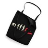 Cornhole Player Evolution Bean Sand Bag Toss Cornhole Tote Bag