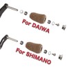 VISPREA For SHIMANO DAIWA CORK Wood Knob Power Handle Knob
