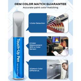 RSACET 1J7 Atomic Silver Metallic Touch Up Paint Kit Compatible with Lexus Exact Match Car Scratch Repair Touch Up Paint Kit