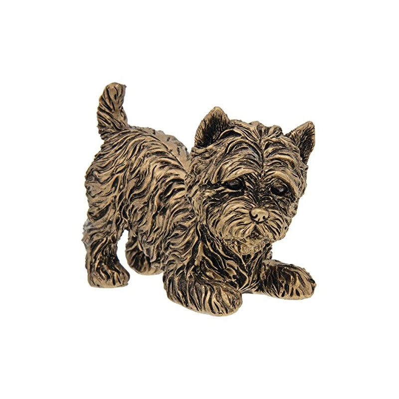 Shudehill Giftware Bronze Westie Playing Small