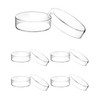 QWORK Glass Petri Dish Petri Plates with Lid, Thicken, 60mm