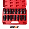 SHOWMEMY Drive Impact Universal Joint Socket Set, 6 Points, Shallow