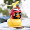 Rubber Duck 6PCS Toy Rubber Duck Dashboard Decorations Bicycles Pushchair