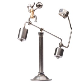 Sunnytech Play Basketball Balancing Toy Kinetic Art Physics Toy Balancing Decompressive Science Psychology Home Office Toy for Desk Decor WJ267