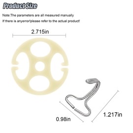 ZIMISI 24PCS Car Seat Cover Plum Plate Metal Hooks, 12 Plastic Car Seat Covers Chucks + 12 Metal Hooks, Anti-Slip Locking Clip Plastic Card Fixed Fastener Buckle for Automotive Seats (Beige)