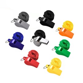 Pack of 8 Children's Whistles Football Party Bag Referee Loud Emergency Set Schiri Sports Lessons Football Trainer Emergency Whistle Referee Whistle Sports