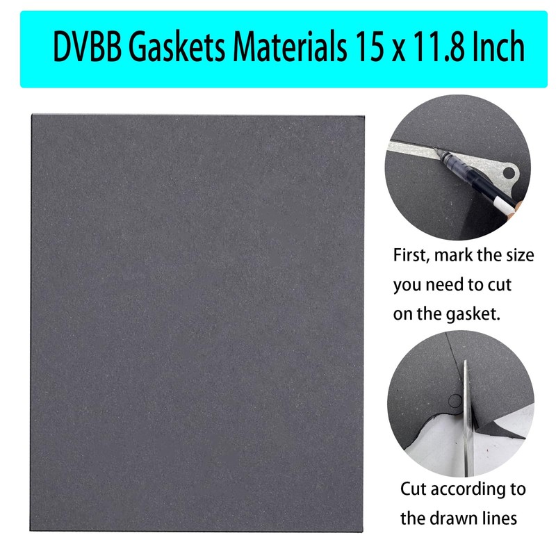 DVBB Gaskets Material Non Asbestos Materials-15 x11.8 in Temperature Gasket