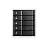 ISTAR BPN-DE350HD-BLACK Trayless 3X 5.25 to 5X 3.5 12Gb/s HDD