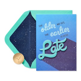 Papyrus Funny Birthday Card (Goodnight)