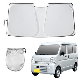 SEIWA SUZUKI EVERY (DA17V) (JOIN/PC/PA Limited/PA) Pop-up Sunshade IMP291 Front Use, Easy Installation, Sun Shade Over 99.9% UV Protection, Over 99.9% Light Blocking, 58% Heat-Shielding Rate, For
