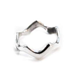 apop nyc "Tiara Sterling Silver Band Ring size 8 [Jewelry]