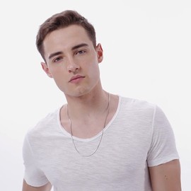 Sterling Silver 3mm Snake Chain Necklace - 16 Inch for Men, Women, and Boys