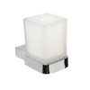 BRAVAT New York Glass Holder, Zinc, Chrome, 63 x 94