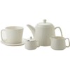 Classic Coffee & Tea Tower Tea Set, Natural Cream