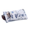 Face Shadow Double Glasses Case for Women Men Soft Sunglasses