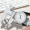 Haptufer 0-200Mm Metric Gauge Measuring Tool Dial Vernier Caliper Shock-Proof