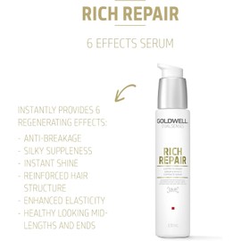 Goldwell Dual Senses Rich Repair 6 Effects Serum, 3.4 Ounce