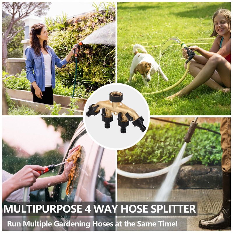 Gardena distributor, Gardena irrigation system, Gardena 4-way distributor, use up
