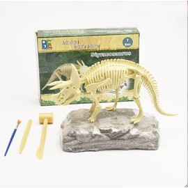 Dinosaur Excavation Skeleton Fossil Excavation Toy Fossil Excavation Kit Dinosaur Fossil Excavation (Triceratops)