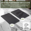 Stone Bath Mat, 23.7 x 15.4 inches, Quick Dry &