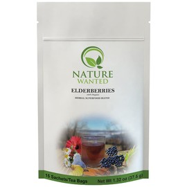 Elderberry Herbal Superfood Blend Tea - Made in USA