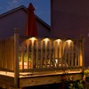 SOLPEX Solar Deck Lights 12 Pack, Waterproof Led Lights for