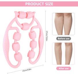 Leg Massager, Foot Massage Roller Legs, Leg Massage Roller, Foot Massager for Foot, Muscle, Leg Roller, Foot Massage Roller, Thin Leg Fat (Pink)