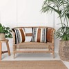 Vfuty Set of 2 Black White Boho Pillow Cover with