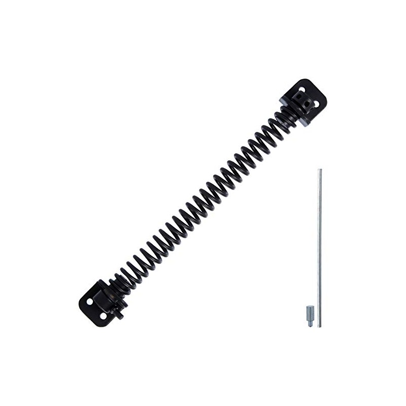 2X Carbon Steel Gate Spring 10" (250mm) with Epoxy Black