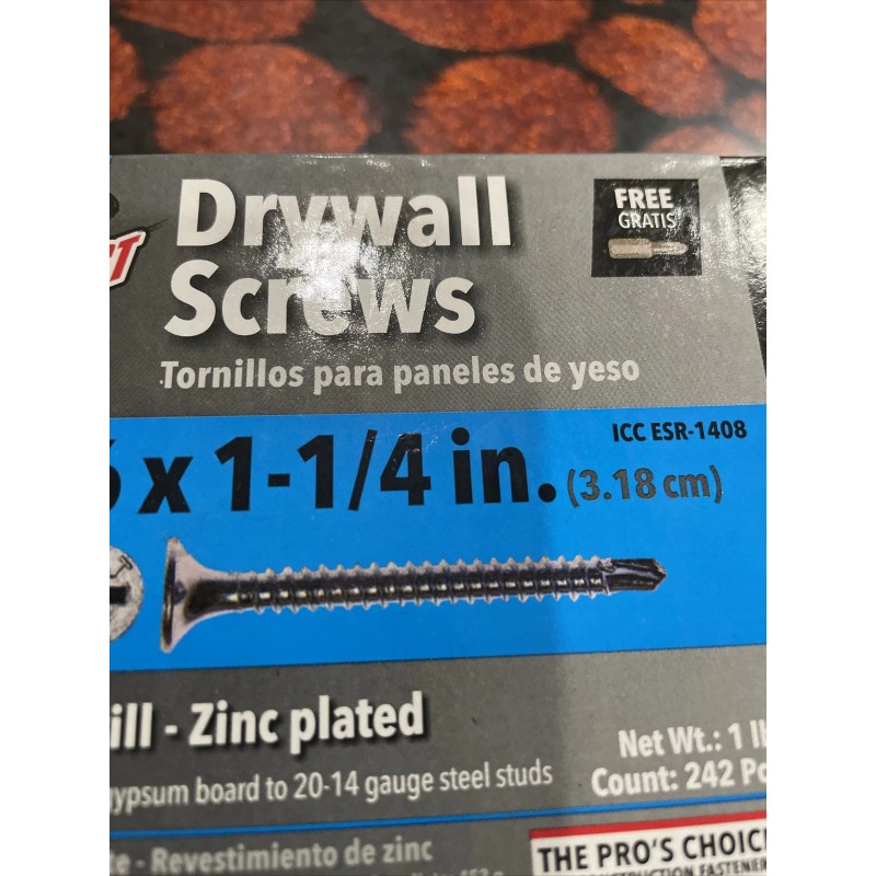 Pro-Twist 2 X Pro Twist Drywall Screws 6 x 1-1/4”
