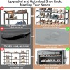 LANTEFUL 10-Tier Shoe Rack Organizer 40 Pair Tall Shoe Shelf