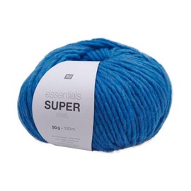Rico Design Essentials Super Aran, 50 g, 100 m Azure