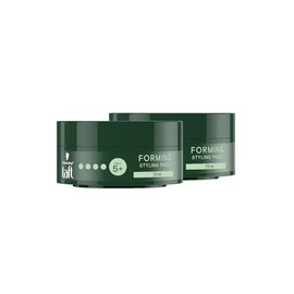 Schwarzkopf TAFT Paste Forming (2 x 75 ml), Hair Styling Paste for Unfinished Looks, Gentle on Hair and Scalp, Vegan, Styling Hair Paste