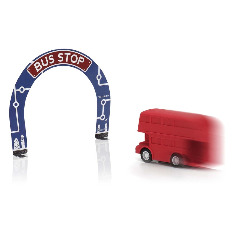 NPW Novelty Erasers Pencil Rubbers - London Bus E-Racer