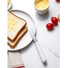 AISBUGUR Butter Spreader Knife, 4-Pack Stainless Steel With Comfortable Handle
