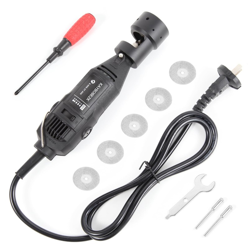 KAYBOBEZK Tungsten Electrode Sharpener Grinder TIG Welding Rotary Tool, ALUMINUM