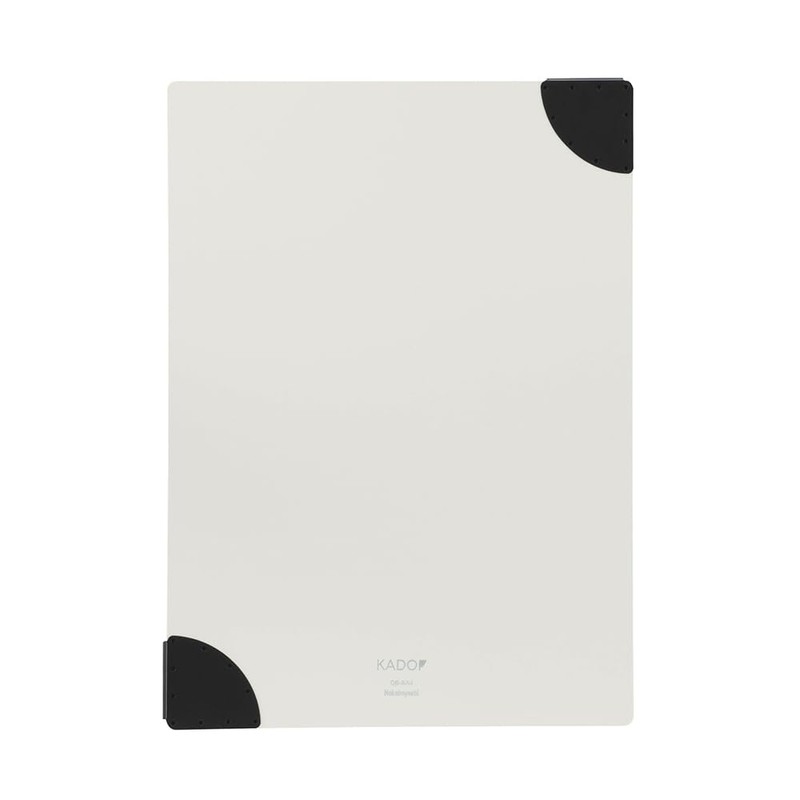 Nakabayashi QB-KA4-W Kadop Magnetic Clipboard, A4, Feather White