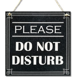 CARISPIBET Please don't disturb | practical informative sign, office, work place, hotel, stylish and simple 8" x 8"