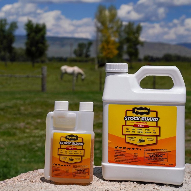 PYRANHA Stock Guard Concentrate - Livestock, Barn, Milk Rooms, Dairies,