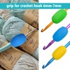 3 PCS Crochet Hook Grip Ergonomic Sponge Handle， Detachable and