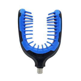 POFET 2PCS U Rest Butt Pod Rod Rest Carp Fishing Rod Holder Rest Head for All Types of Fishing Rod(Blue)